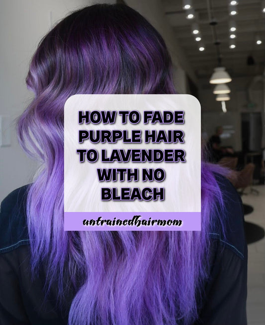 How to Fade Purple Hair to Lavender with No Bleach?