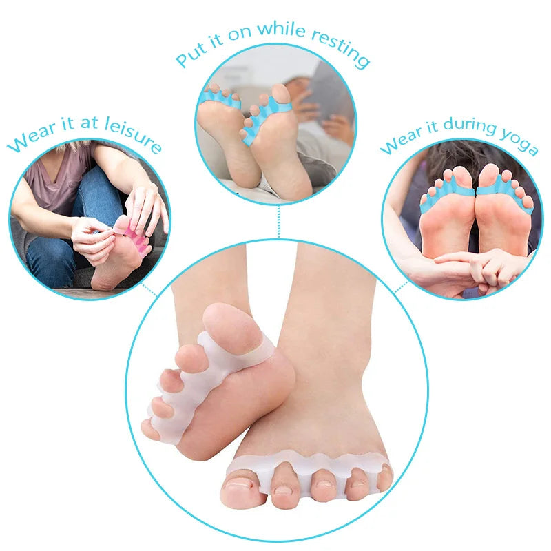 Silicone Toe Protector & Separator Set