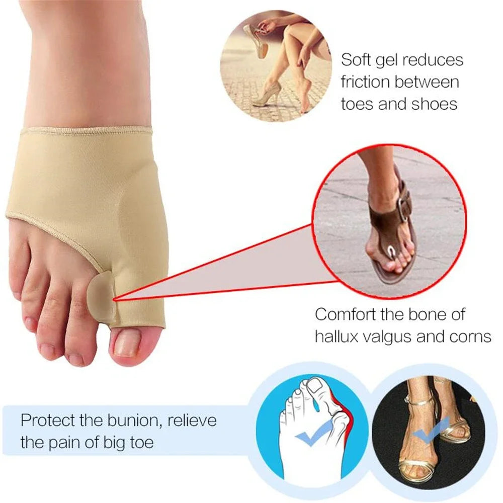 1Pair Toe Separator & Bunion Corrector