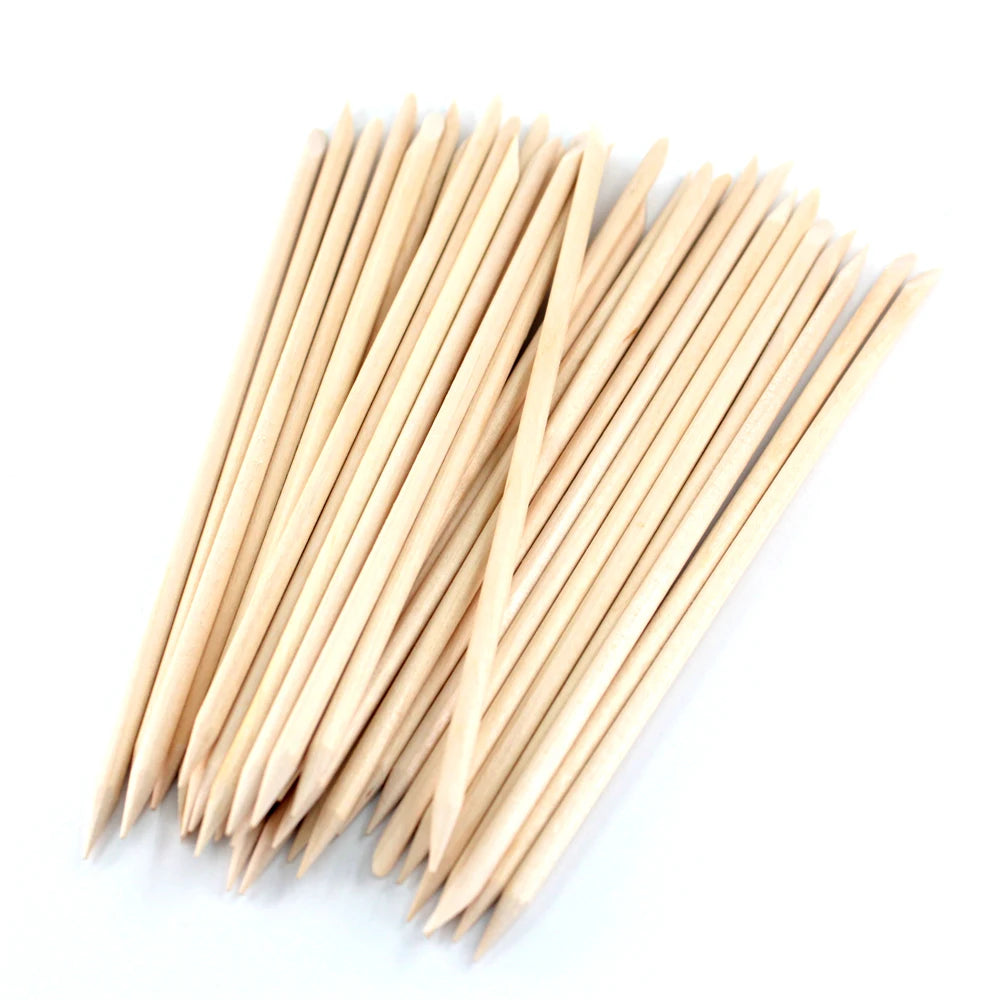 Orange Wood Sticks Set