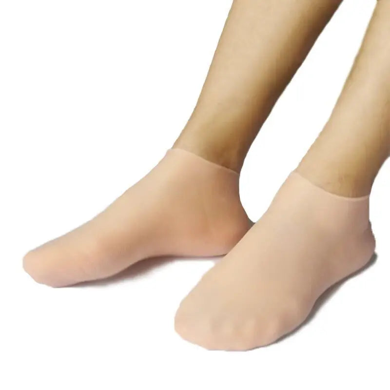 2Pcs Silicone Foot Care Socks