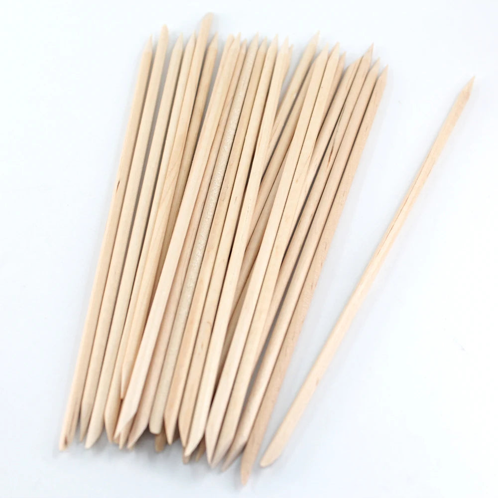 Orange Wood Sticks Set