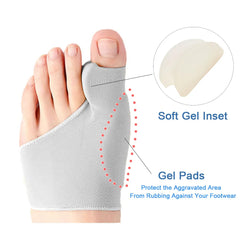 Toe Separator & Bunion Corrector Pedicure Sock