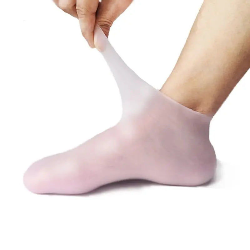 2Pcs Silicone Foot Care Socks